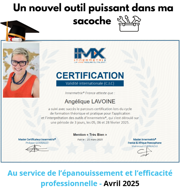 Nouvelle certification ADV de Innermetrix