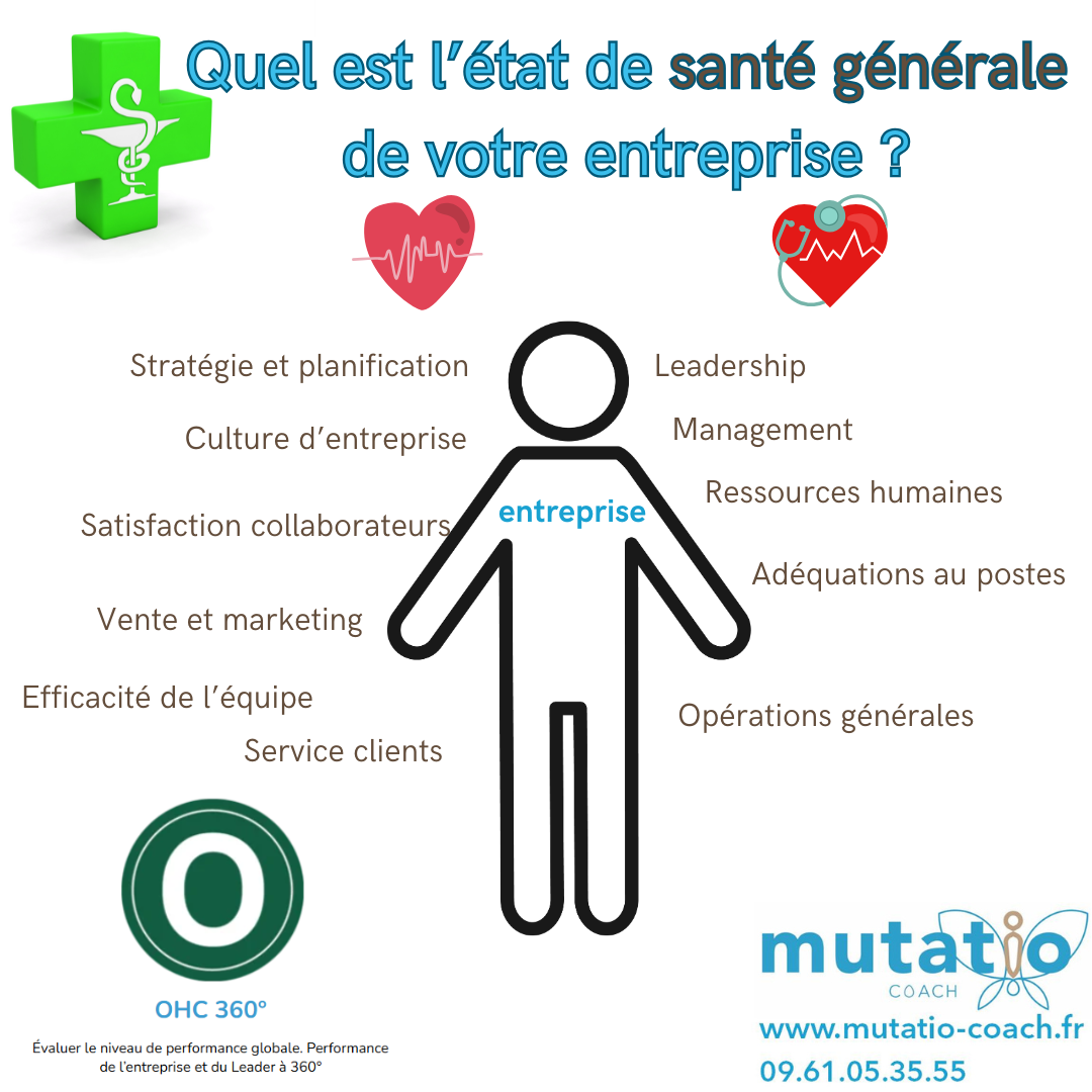 Connaitre l'état de santé interne à 360° de son entreprise - Mutatio Coach